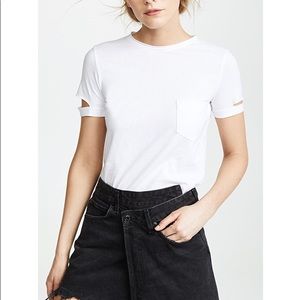 NWOT Helmut Lang | white T with pocket
